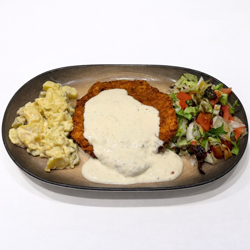 Peynir Soslu Shinitzel